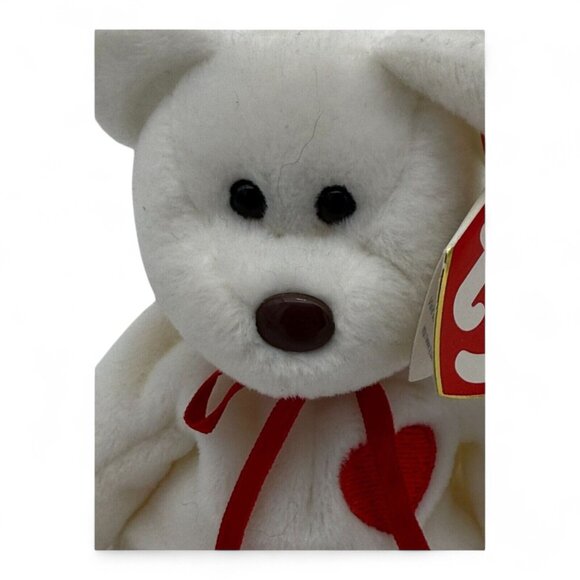 Ty Beanie Baby Valentino Bear 1994 PVC Pellets Rare Tag Errors - Picture 6 of 11